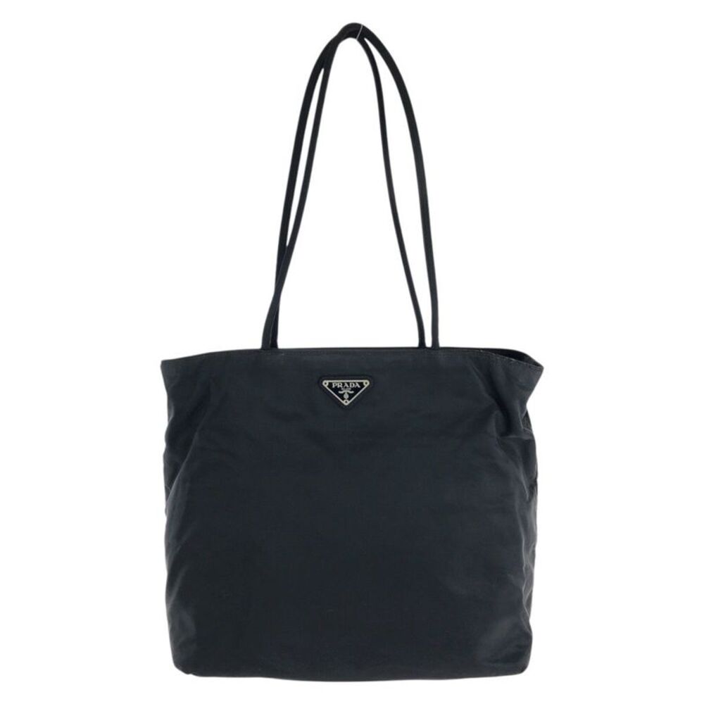 Prada Tessuto Triangle Logo Tote